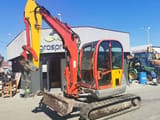 2014 JCB 8050 mini excavator, front three-quarter view