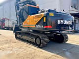2023 Hyundai R220LC-9S crawler excavator, rear three-quarter view