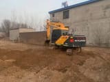 2023 Hyundai R110VS mini excavator, rear three-quarter view