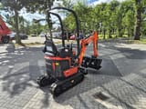 2023 Kubota U10-5 mini excavator, rear three-quarter view