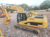 2021 Caterpillar 325C crawler excavator, side view