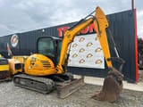 2010 JCB 8055 mini excavator, side view