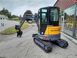 2024 Eurotrac HE26-SR mini excavator, rear three-quarter view