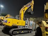 2026 XCMG XE215i-KLC crawler excavator, rear three-quarter view