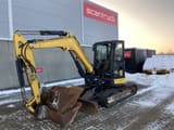 2017 Yanmar VIO50-6 mini excavator, side view
