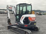 2023 Bobcat E50Z mini excavator, three-quarter front view