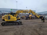 2017 Komatsu PC138US-11 crawler excavator, side view