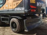 2016 Hyundai 210W-9T wheel excavator rear three-quarter view