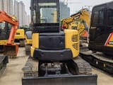 2022 Komatsu PC-55MR mini excavator, rear view