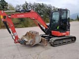 2022 Kubota U50-5 mini excavator, side view