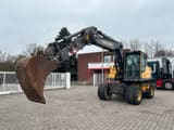 2008 Volvo EW140C wheel excavator, side profile view