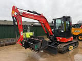 2025 Kubota U50-5 mini excavator, side profile view