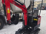 2025 JPC HT-12 mini excavator, front three-quarter view