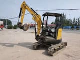 2020 Sany SY26U mini excavator, three-quarter view