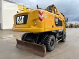 2018 Caterpillar M322F wheel excavator, rear three-quarter view