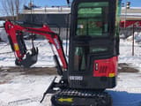 2025 Captok CK13S mini excavator side view