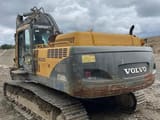 2007 Volvo EC360BLC crawler excavator, rear three-quarter view