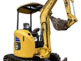2020 Komatsu PC20MR mini excavator, side view