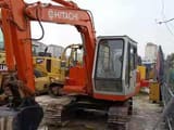 2010 Hitachi EX60 crawler excavator, side view