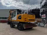 2022 Liebherr A918 wheel excavator rear three-quarter view