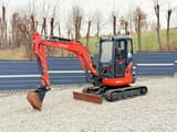 2015 Kubota U35-3&3 mini excavator, side view