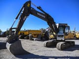 2007 Volvo EC210CNL crawler excavator, front three-quarter view