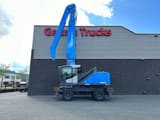 2019 Fuchs MHL350 material handler, side profile view