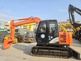 2020 Hitachi ZX60 mini excavator, side view