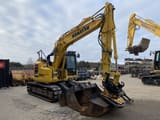 2017 Komatsu PC138US-11 crawler excavator, side view