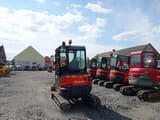 2017 Kubota U27-4 mini excavator, front view