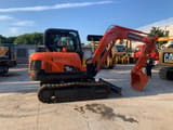 2021 Doosan DX60 mini excavator side view