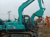 2023 Kobelco SK75-8 mini excavator, side profile view