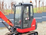 2015 Kubota KX61-3 mini excavator cab side view