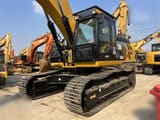 2019 Caterpillar 336D2 crawler excavator, front three-quarter view