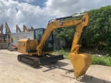 2022 Caterpillar 305.5E2 crawler excavator, side view