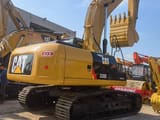 2013 Caterpillar 330D crawler excavator, rear three-quarter view
