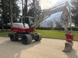 2020 Takeuchi TB295W wheel excavator, side profile view