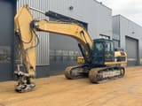 2011 Caterpillar 336D crawler excavator, side view