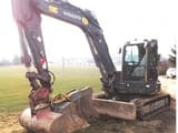 2014 Volvo ECR88D mini excavator, side view