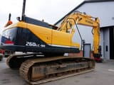 2015 Hyundai R260LC-9A crawler excavator, rear three-quarter view