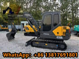 2023 Volvo EC55D mini excavator, side view