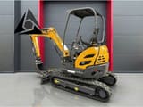 Gorila G27SE I PRO mini excavator, rear three-quarter view