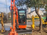 Kubota U-30 Mini Excavator, front view