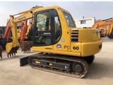 2020 Komatsu PC60 mini excavator, side view