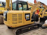 2020 Caterpillar 305.5E2 mini excavator rear three-quarter view