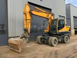 2015 Hyundai R180W-9A wheel excavator, side view