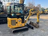 2022 Caterpillar 301.6-05A mini excavator, rear three-quarter view