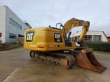 2019 Caterpillar 320 crawler excavator, rear three-quarter view