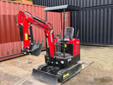 2025 Vicsec VC15 mini excavator, front three-quarter view