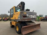 2005 Volvo EW160B wheel excavator, rear three-quarter view